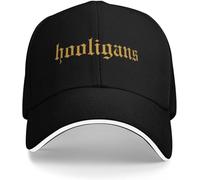 ZNODXFIV Classico Hooligans Lettere 2 Cappellini da Baseball da Campeggio per Stampa Uomo Maschile Beach Golf Cappello Snapback cap Regalo