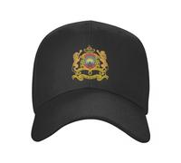ZNODXFIV Classico Personalizzato Regno del Marocco Berretto da Baseball Sport Uomo Donna Regolabile Marocchino Patriottico Cappello papà Estate Cappelli Snapback Fresco