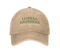 ZNODXFIV Classico Vintage Lehman Brothers Risk Management Department 2008 Berretti da Baseball, Stile Unisex, DistMurcia Lavato papà Cappello, Cappello all'aperto Fresco