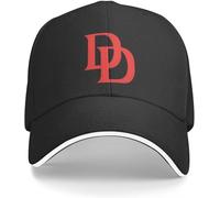ZNODXFIV Daredevil - Berretto da Baseball con Logo Personalizzato Cappello di Grandi Dimensioni Cappello di Natale Alpinismo Donna Uomo Nero Fresco