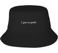 ZNODXFIV Faccio pipì in Piscina d'Epoca Divertente Scherzo in Piscina dicendo Amante del Nuoto Tee estive Un Cappello da Pescatore Adulto Un Cappello da Pescatore Fresco