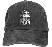 ZNODXFIV L'escursionismo è Il Mio Piano pensionistico Berretto da Baseball Cappelli da Uomo Donna Visiera di Protezione Snapback Cappellini da Trekking Cool