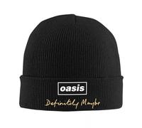 ZNODXFIV Musica Classica Britannica Sicuramente Forse Logo Cappelli Autunno Inverno Beanie Caldo O-Oasis Caps Femmina Maschio Bonnet Fresco