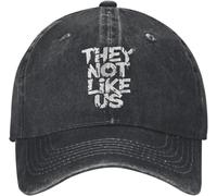 ZNODXFIV Non Sono Come Noi Berretti da Baseball Casual Distressed Lavato Rapper Berretto da Sole all'aperto per Tutte Le Stagioni da Viaggio Cappelli Regolabili Cool