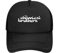 ZNODXFIV The Chemical Brothers Mesh Berretto da Baseball Unisex Cappello da Sole Cappelli Poliestere Traspirante Cappellino da Corsa Cappellino da Camionista Invernale Fresco