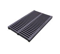 ZNQNDSR Copertura di Drenaggio in Plastica per Griglia di Drenaggio Interna Ed Esterna con Granuli Antiscivolo per Cortile, Garage, Giardino, Vialetto(19.7x7.8x1in)