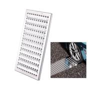 ZNQNDSR Griglie di Drenaggio Spesse 0,05" con Granuli Antiscivolo Copertura per Griglia di Drenaggio in Acciaio Inossidabile 304 per Parcheggi Cucine(22.8x7.8x0.98in)