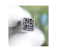 ZNQNDSR Kit per Stampaggio Metalli Set di Strumenti per Timbri Modelli di Caratteri Cinesi per La Realizzazione di Gioielli in Pelle, Legno, Artigianato Fai-da-Te(Pattern 6,0.39in)