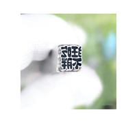 ZNQNDSR Kit per Stampaggio Metalli Set di Strumenti per Timbri Modelli di Caratteri Cinesi per La Realizzazione di Gioielli in Pelle, Legno, Artigianato Fai-da-Te(Pattern 7,0.59in)