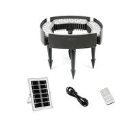 ZNQNDSR luci ad anello per l'albero Luci Per Alberi Ad Anello Solare Con Telecomando Paesaggio Esterno Che Abbraccia La Luce Per Il Percorso Del Cortile Degli Alberi(4-Head-48W)