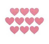 ZNQNDSR Pelle Adesiva per Riparazioni 10 Toppe Adesive in Pelle A Forma di Cuore, Tagliabili, con Texture Litchi, per Riparare Divani, Sedili Auto, Mobili E Borse(Pink)
