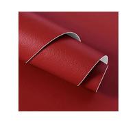 ZNQNDSR Pelle Adesiva per Riparazioni Toppa Autoadesiva in Tessuto per Divano, 59x27 in Pelle con Trama Litchi per Mobili, Divani, Sedili Auto E Sedie(Wine Red)