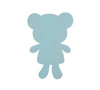 ZNQNDSR Pelle Adesiva per Riparazioni Toppa Autoadesiva per Riparazione in Pelle Little Bear, per Divani, Sedili Auto, Sedie da Ufficio(Sky Blue)