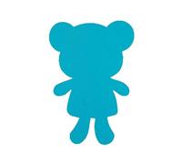 ZNQNDSR Pelle Adesiva per Riparazioni Toppa Autoadesiva per Riparazione in Pelle Little Bear, per Divani, Sedili Auto, Sedie da Ufficio(Light Blue)