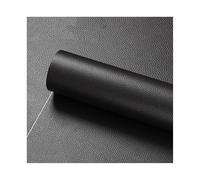 ZNQNDSR Pelle Adesiva per Riparazioni Toppa Autoadesiva per Riparazione in Pelle, Tagliabile, con Texture Litchi, Nastro Adesivo in Vinile per Riparazione Divani(Black,11.8x54in)