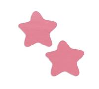 ZNQNDSR Pelle Adesiva per Riparazioni Toppa di Riparazione in Pelle A Forma di Stella, Tagliabile, Autoadesiva, con Forte Aderenza, per Divani, Sedili Auto, Giacche(Pink)
