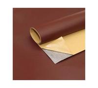 ZNQNDSR Pelle Adesiva per Riparazioni Toppa di Riparazione in Pelle Tagliabile con Texture Litchi, Kit di Riparazione in Vinile Autoadesivo per Divani, Sedili Auto E Sedie da Ufficio(Light Brown)