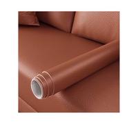 ZNQNDSR Pelle Adesiva per Riparazioni Toppe Autoadesive in Pelle per Riparazione Divani, Tessuto con Trama Litchi per Divani, Sedie, Sedili, Barche, Borse(Light Brown,11.8x54in)