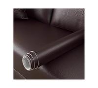 ZNQNDSR Pelle Adesiva per Riparazioni Toppe Autoadesive in Pelle per Riparazione Divani, Tessuto con Trama Litchi per Divani, Sedie, Sedili, Barche, Borse(Dark Brown,15.7x54in)
