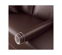ZNQNDSR Pelle Adesiva per Riparazioni Toppe Autoadesive in Pelle per Riparazione Divani, Tessuto con Trama Litchi per Divani, Sedie, Sedili, Barche, Borse(Dark Coffee,15.7x54in)