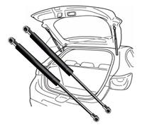 ZNQRY 2 Pezzi Molle a Gas per Bagagliaio Auto per Honda CRV RM1 RM3 RM4 2012-2016(OEM:74820T0GA01)-60.6cm Baule Supporto Molla a Gas Ammortizzatore Portellone Posteriore Supporto