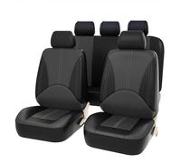 ZNQRY 9 Pezzi Universale Coprisedili Auto per Fiat Tipo (Type 356) Sedan 2015-2020 Coprisedile Anteriori e Posteriori Protezione per Sedile Auto Seat Cover Interno,BlackGrey