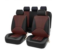 ZNQRY 9 Pezzi Universale Coprisedili Auto per Volkswagen VW Polo V (6R,6C) 2011-2018 Coprisedile Anteriori e Posteriori Protezione per Sedile Auto Seat Cover Interno,BlackBrown
