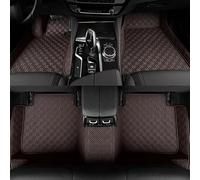 ZNQRY Pelle PU Tappetini per Auto per Hyundai Tucson 2015 2016 2017 2018 2019 2020 2021 Impermeabile Moquette Tappeti Anteriori Posteriori Tappetino Antiscivolo Accessori,Coffee-Single Layer