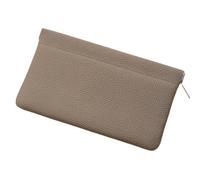ZNTIHZ 1 pezzo di chiusura automatica portafoglio lungo passaporto patente guida certificato copertura custodia for cavo dati for cuffie Per Banchetti E Viaggi Di Lavoro(Grey)
