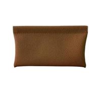 ZNTIHZ 1 pezzo di portafoglio lungo con chiusura automatica porta licenza for passaporto, custodia for contanti grande capacità, cavo dati, for cuffie Per Banchetti E Viaggi Di Lavoro(Brown)