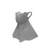 ZNTIHZ 2 pezzi da donna, protezione solare estiva for esterni, maschera for il collo, rinfrescante e traspirante for l'escursionismo in bicicletta Per Il Campeggio E I Viaggi(Dark Grey)