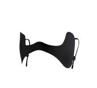 ZNTIHZ 2 pezzi paraorecchie a farfalla senza cuciture protezione maschera solare traspirante for ciclismo sport all'aria aperta copertura for il viso Per Il Campeggio E I Viaggi(Black)