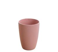 ZNTIHZ 4 Pezzi di Colore Solido portaspazzolino Tazza d'Acqua in plastica Accessori da Viaggio for Il Bagno per Spazzolini da Denti E Dentifricio(Pink)