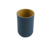ZNTIHZ 4 Pezzi di Tazze for Il Lavaggio Domestico Colore Solido, Coppia for spazzolatura, Tazza for spazzolino da Denti in plastica per Spazzolini da Denti E Dentifricio(Dark Blue)