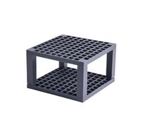 ZNTIHZ 96 slot smontaggio portapenne pennello rack display inserto penna for posizionare una varietà di pennarelli artistici forniture artistiche Per Uffici E Scuole(Deep Gray)