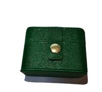 ZNTIHZ Mini Ring Box Portable Small Jewelry Organizer Display Travel Simple Gift Case Boxes Leather Earring Necklace Holder Per Orecchini, Anelli(Green)