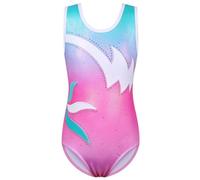 ZNYUNE Body da ginnastica per bambini, classico, senza maniche/maniche lunghe, per ragazze, 11-12 Jahre