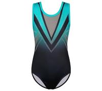 ZNYUNE Body da ginnastica per bambini, classico, senza maniche/maniche lunghe, per ragazze, 13-14 Jahre