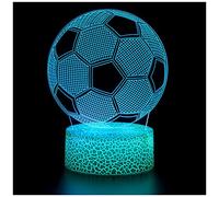 ZNZ Luci Notturna 3D, Lampada del Buonumore tattile a Illusione Ottica a LED con Telecomando, Regali Giocattolo per Bambini Ragazzi Uomini Donne, 16 Colori che Cambiano per l'arredamento Della