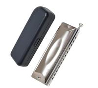 ZOAPDEBCE Armonica diatonica, Chromatic Harmonica Instrument 64s 16 Holes / 48 12 Holes Professional Student Harmonica harmonica Beginners(64 16 holes)