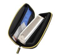 ZOAPDEBCE Armonica diatonica, Professional Harmonica Student With 16 Holes Titanium Alloy Harmonica Precision Technology harmonica Beginners(16)