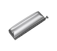ZOAPDEBCE Armonica diatonica, Student Harmonica Durable Silver Gold Professional Harmonica 12 Hole Chromatic Harmonica harmonica Beginners(Key of G)