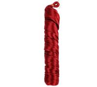 ZOAPDEBCE Nastro di estensione dei capelli umani, Capelli intrecciati ricci sintetici 14 pollici 150 g Onda sciolta Ricci pre allungati Riccioli a spirale Estensioni dei capelli intrecciati(4)(Red)