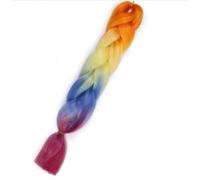 ZOAPDEBCE Nastro di estensione dei capelli umani, Capelli intrecciati sintetici Jumbo a temperatura for trecce all'uncinetto twist(B9)(B60)