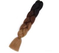 ZOAPDEBCE Nastro di estensione dei capelli umani, Capelli intrecciati sintetici Jumbo Estensioni dei capelli biondi all'uncinetto Trecce Jumbo for donne(5)(95)