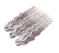 ZOAPDEBCE Nastro di estensione dei capelli umani, Capelli sintetici da 24 pollici Onda d'acqua Intrecciare le estensioni dei capelli Biondi Onda profonda Afro Curl Twist Capelli all'uncinetto for le d