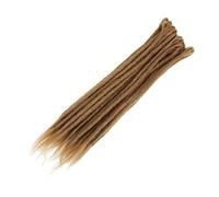 ZOAPDEBCE Nastro di estensione dei capelli umani, Ciocche Capelli Capelli naturali all'uncinetto Capelli Dreadlocks fatti a mano Capelli intrecciati sintetici for donne e uomini(4)(27)