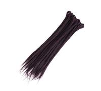 ZOAPDEBCE Nastro di estensione dei capelli umani, Ciocche Capelli Capelli naturali all'uncinetto Capelli Dreadlocks fatti a mano Capelli intrecciati sintetici for donne e uomini(4)(850K)