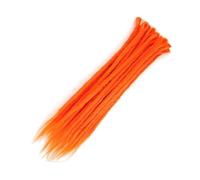 ZOAPDEBCE Nastro di estensione dei capelli umani, Ciocche Capelli Capelli naturali all'uncinetto Capelli Dreadlocks fatti a mano Capelli intrecciati sintetici for donne e uomini(4)(Yellow)