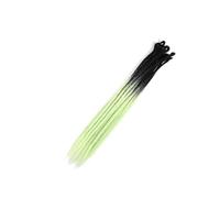 ZOAPDEBCE Nastro di estensione dei capelli umani, Ciocche Capelli Capelli naturali all'uncinetto Capelli Dreadlocks fatti a mano Capelli intrecciati sintetici for donne e uomini(4)(Z2 36)